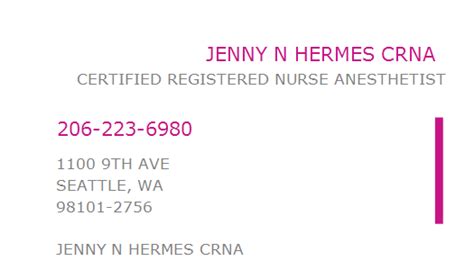 Jenny Hermes – Seattle, WA 